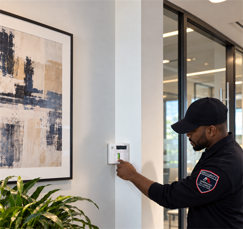 Rapid response to alarm activations, assessing the situation and taking appropriate action to deter threats and minimize risks.
