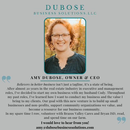 Meet Amy, Owner & CEO