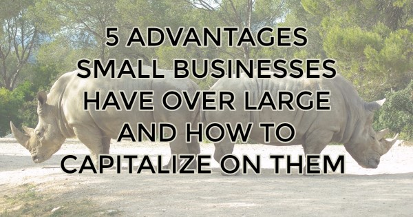 Image for 5 Advantages Small Businesses Have Over Large (and How to Capitalize on Them)