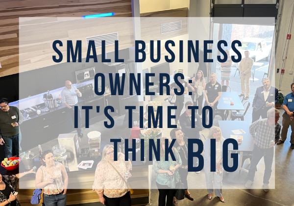 Image for Small Business Owners: It's Time to Think BIG