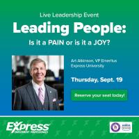 Leading People: Is it a PAIN or a JOY?