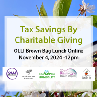 Tax Savings By Charitable Giving: OLLI Presentation