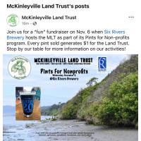 McKinleyville Land Trust-Pints for Nonprofits