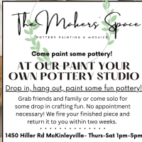 The Maker's Space Drop-In Pottery Hours