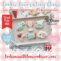 To Diane With Love Cookie Co. Cookie Decorating Class