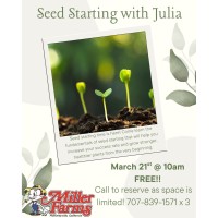 Miller Farms Seed Starting Workshop