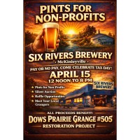 Pints for Non-Profits- Dow's Prairie Grange #505