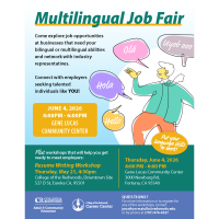 Multilingual Job Fair - College of the Redwoods