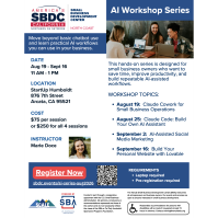 AI Workshop Series with the North Coast SBDC and Grounded AI