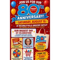 McKinleyville Grocery Outlet 80th Anniversary Celebration
