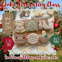 To Diane With Love Cookie Co. Cookie Decorating Class