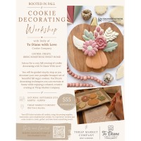 Fall Cookie Decorating Workshop with To Diane with Love Cookie Co.