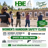 Women's Handgun Safety Class Presented by Humboldt Builders' Exchange
