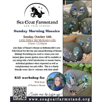 Sunday Morning Mosaics Sea Goat Farmstand
