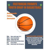 Fastbreak Fridays Youth Drop-In Basketball