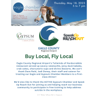 Eagle Chamber's Third Thursday Mixer Featuring Eagle County Regional Airport, Gypsum Chamber and Speak Up Reach Out