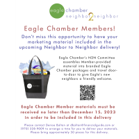 It's time for another Eagle Chamber Neighbor to Neighbor delivery!