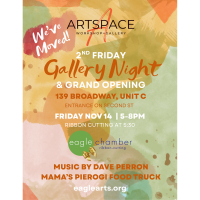 EagleARTS 2nd Friday Gallery Night + Grand Opening + Eagle Chamber Ribbon-Cutting