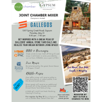 Eagle & Gypsum Chamber Joint Mixer Featuring Gallegos Corporation, FirstBank/PNC and SecurityNational Mortgage Company