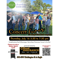 Eagle Chamber Summer Mixer Featuring Hood Insurance Agency at Eagle Town Park