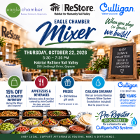 Eagle Chamber Mixer Featuring Habitat Restore Vail Valley & Culligan Water of Carbondale