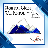 Stained Glass Mountain Window Hanging Workshop