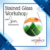 Stained Glass Sunlit Mountain Window Hanging Workshop