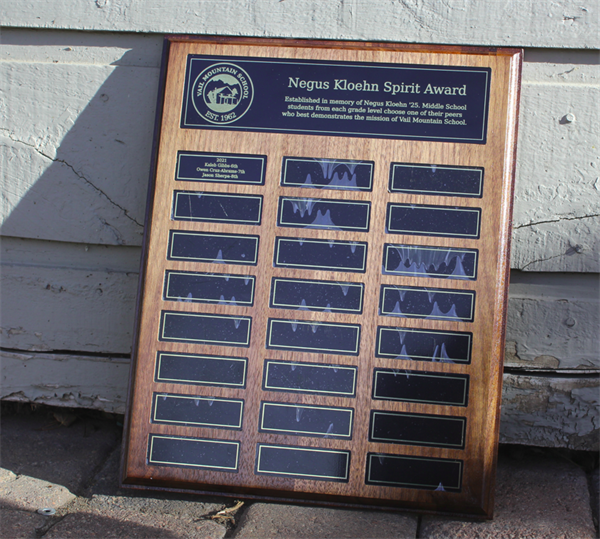 Custom Perpetual Plaque for Edwards Elementary School