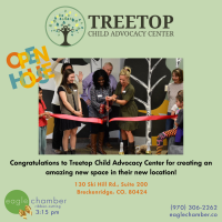 Eagle Chamber Ribbon-Cutting at Treetop Child Advocacy Center