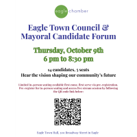 Eagle Chamber Invites Public to Submit Questions for Upcoming Candidate Forum