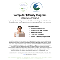 News Release: Eagle Chamber's Eagle Economic Vitality Foundation Computer Literacy Project Begins