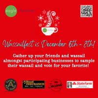 Wassailfest is coming to Eagle December 6 - 8!