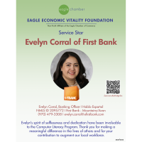 Recognizing Evelyn Corral of First Bank as a Service Star