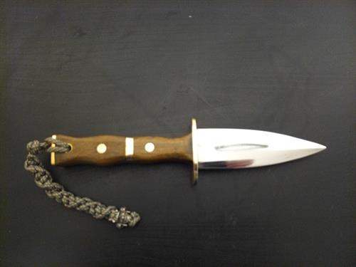 Ceremonial Dagger handle is Bolivian Ebony and Blade in high carbon