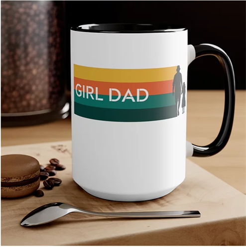 Girl Dad Legacy 2 Tone Mug