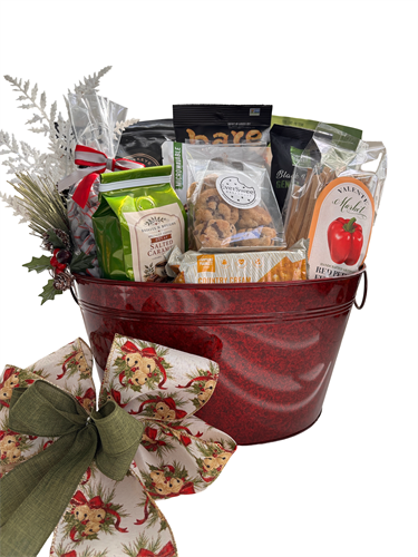 Cranberry Holiday Gift Tub