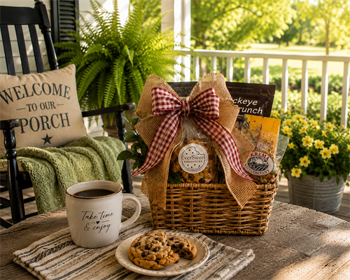 Coffee and Snacks Gift Basket