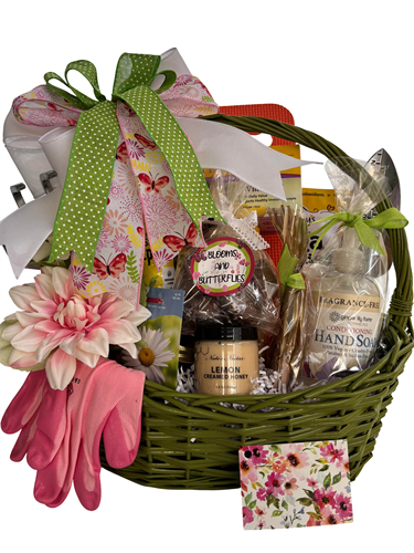 Green Garden Gift Basket
