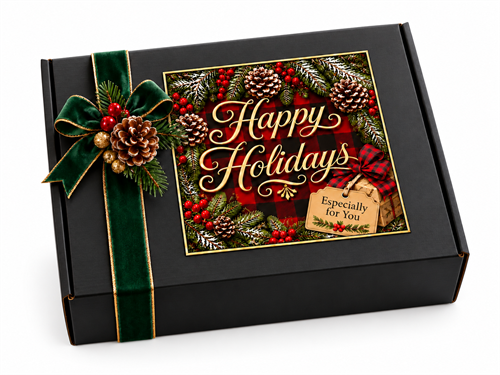 Happy Holidays Gift Box
