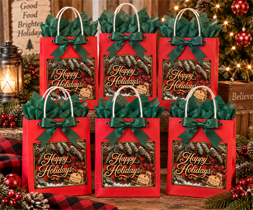 Happy Holidays Gift Bag