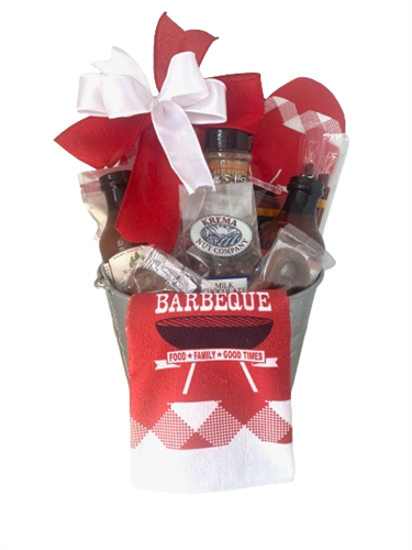 Red BBQ Gift Basket