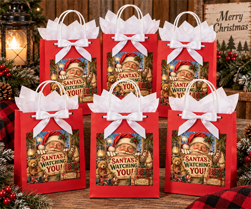 Santa is Watching You Gift Bag
