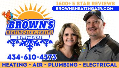 Browns Heating, Air, Plumbing & Electrical