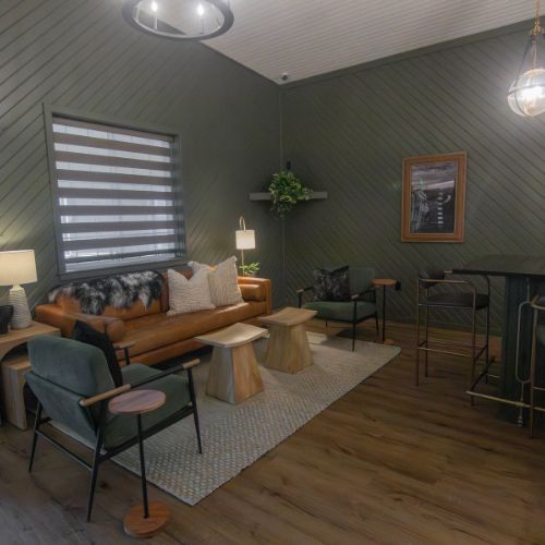 Main event area, sitting options.