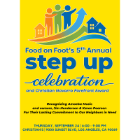 Food on Foot's 5th Annual Step Up Celebration, Honoring Amoeba Music