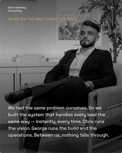How We Run Chris Alchemy Consulting