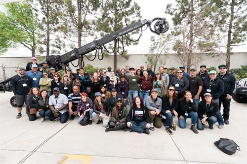 Crane Day training with the ASC Vision Committee at Cinemoves. Photo by Ashly Covington. 