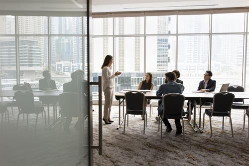 Corporate team meeting facilitated with reduction in force security measures | Global Risk Solutions, Inc. Corporate team meeting facilitated with reduction in force security measures | Global Risk Solutions, Inc.