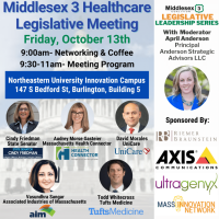 Middlesex 3 Legislative Leadership Series: Healthcare Legislative Meeting