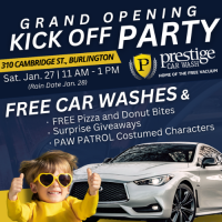 Grand Opening Kick-Off Party Prestige Car Wash